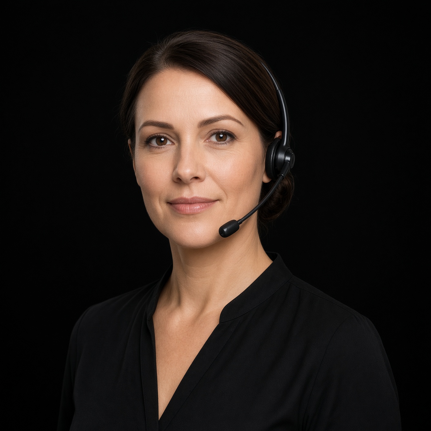 Trade Line call lady, the receptionist who answers in your company name